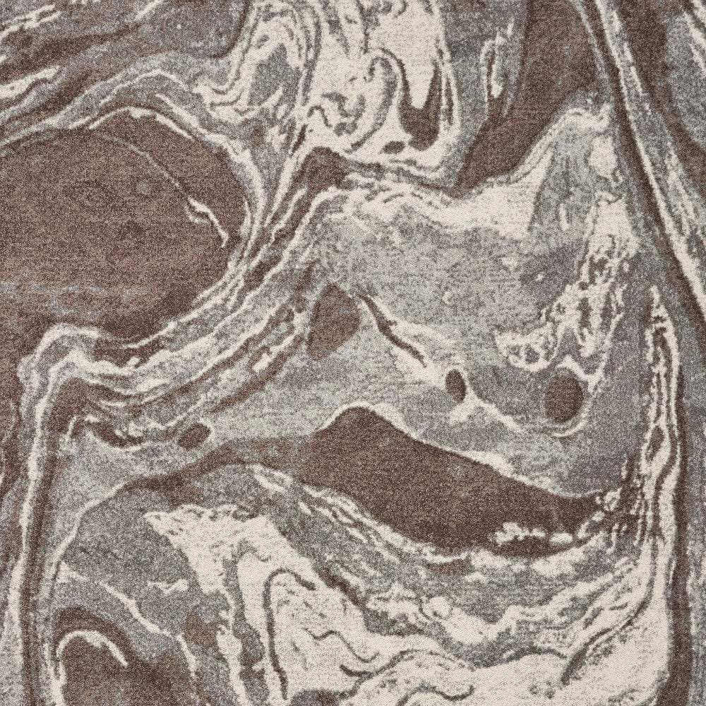 7' X 10' Polypropylene Mocha Area Rug - Homeroots - Flyclothing LLC