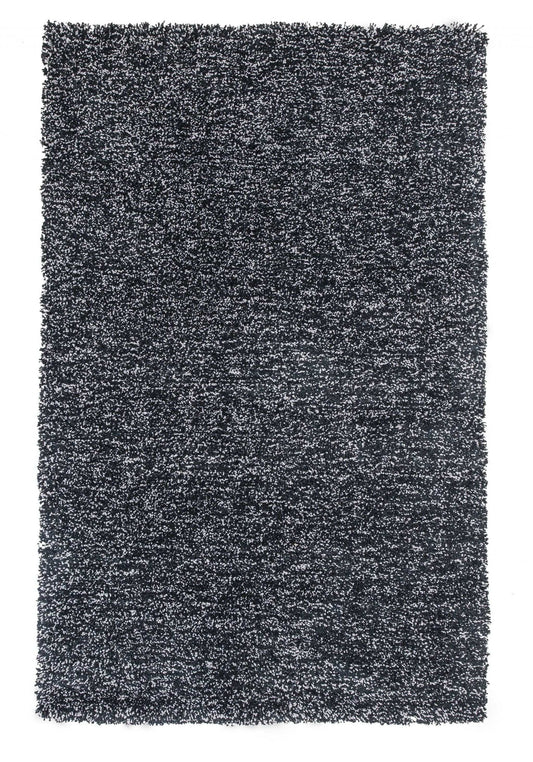 8' X 10' Polyester Black Heather Area Rug - Homeroots - Flyclothing LLC