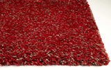 8' X 10' Red Heather Indoor Shag Rug - Homeroots - Flyclothing LLC