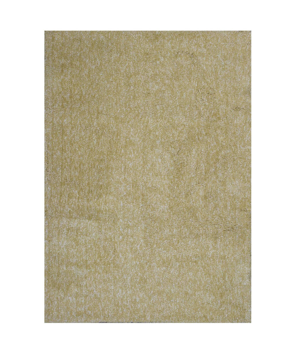 8' X 10' Yellow Heather Indoor Shag Rug - Homeroots - Flyclothing LLC