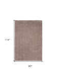 8' X 10' Polyester Beige Area Rug - Homeroots - Flyclothing LLC