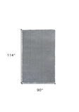 8' X 10' Grey Indoor Shag Rug - Homeroots - Flyclothing LLC