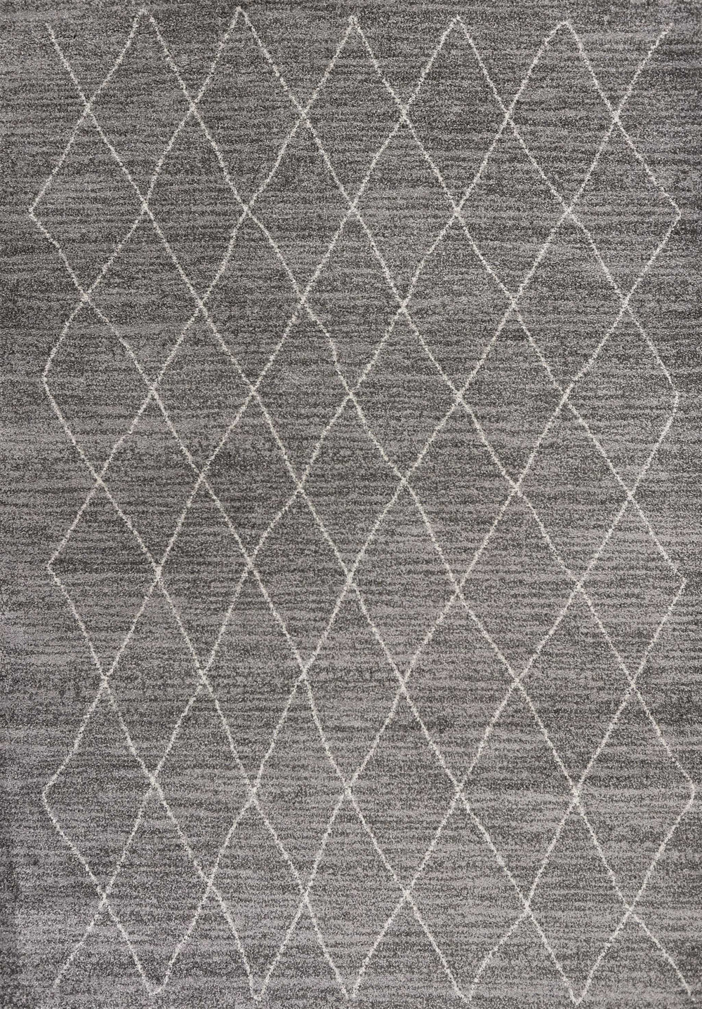 8' X 11' Grey Machine Woven Geometric Indoor Area Rug - Homeroots - Flyclothing LLC