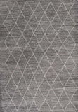 8' X 11' Grey Machine Woven Geometric Indoor Area Rug - Homeroots - Flyclothing LLC