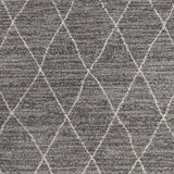 8' X 11' Grey Machine Woven Geometric Indoor Area Rug - Homeroots - Flyclothing LLC