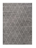 8' X 11' Grey Machine Woven Geometric Indoor Area Rug - Homeroots - Flyclothing LLC