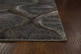 7' X 10' Polypropylene Charcoal Area Rug - Homeroots - Flyclothing LLC