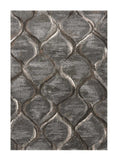 7' X 10' Polypropylene Charcoal Area Rug - Homeroots - Flyclothing LLC