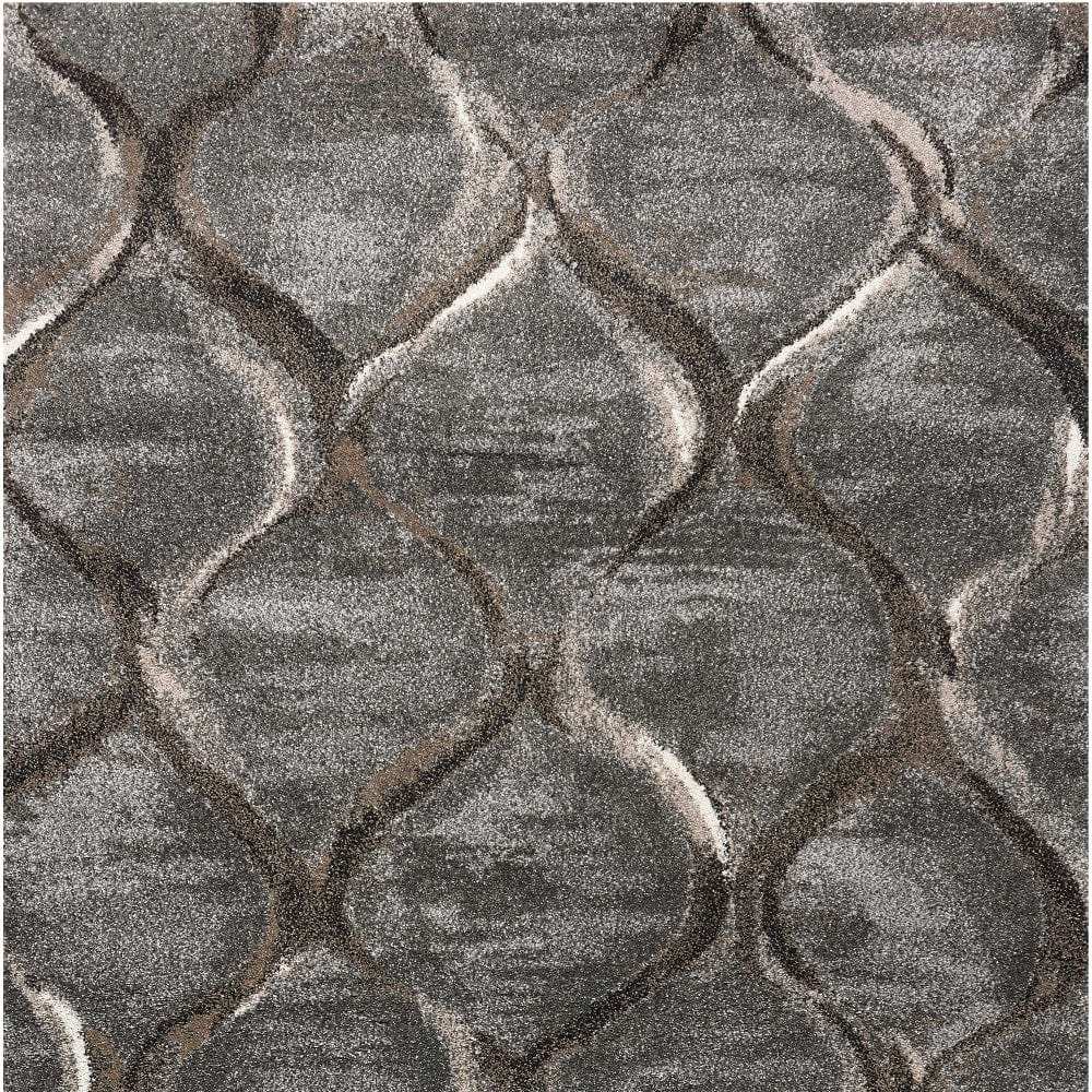 7' X 10' Polypropylene Charcoal Area Rug - Homeroots - Flyclothing LLC
