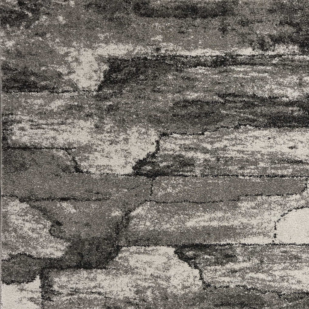 8' X 11' Gray Abstract Area Rug - Homeroots - Flyclothing LLC