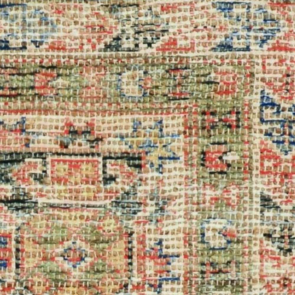 8' X 11' Charcoal Southwestern Handmade Worn Faded Area Rug - Homeroots - Flyclothing LLC