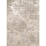 7' X 10' Polyester Sand Silver Area Rug - Homeroots - Flyclothing LLC