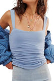 Square Neck Wide Strap Cami - Trendsi - Flyclothing LLC