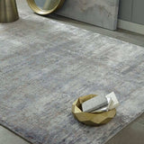 5' X 7' Viscose Slate Area Rug - Homeroots - Flyclothing LLC