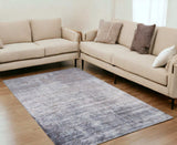 5' X 7' Viscose Slate Area Rug - Homeroots - Flyclothing LLC