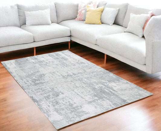 5' X 7' Viscose Dew Area Rug - Homeroots - Flyclothing LLC