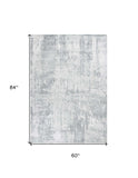 5' X 7' Viscose Dew Area Rug - Homeroots - Flyclothing LLC