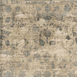 5' X 7' Viscose Sand Or Blue Area Rug - Homeroots - Flyclothing LLC