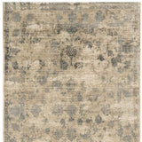 5' X 7' Viscose Sand Or Blue Area Rug - Homeroots - Flyclothing LLC