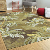 5' X 8' Wool Moss Area Rug - Homeroots - Flyclothing LLC