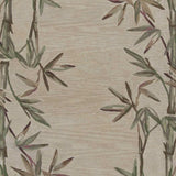 5' X 8' Ivory Hand Tufted Bordered Bamboo Indoor Area Rug - Homeroots - Flyclothing LLC