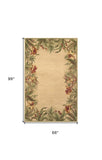 5' X 8' Wool Ivory Area Rug - Homeroots - Flyclothing LLC