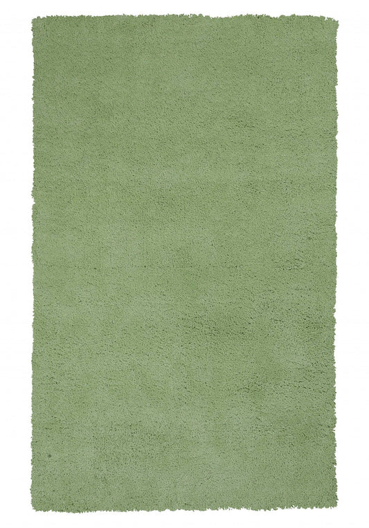 8' X 11' Bright Green Shag Area Rug - Homeroots - Flyclothing LLC