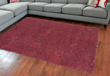 8' X 11' Red Heather Indoor Shag Rug - Homeroots - Flyclothing LLC