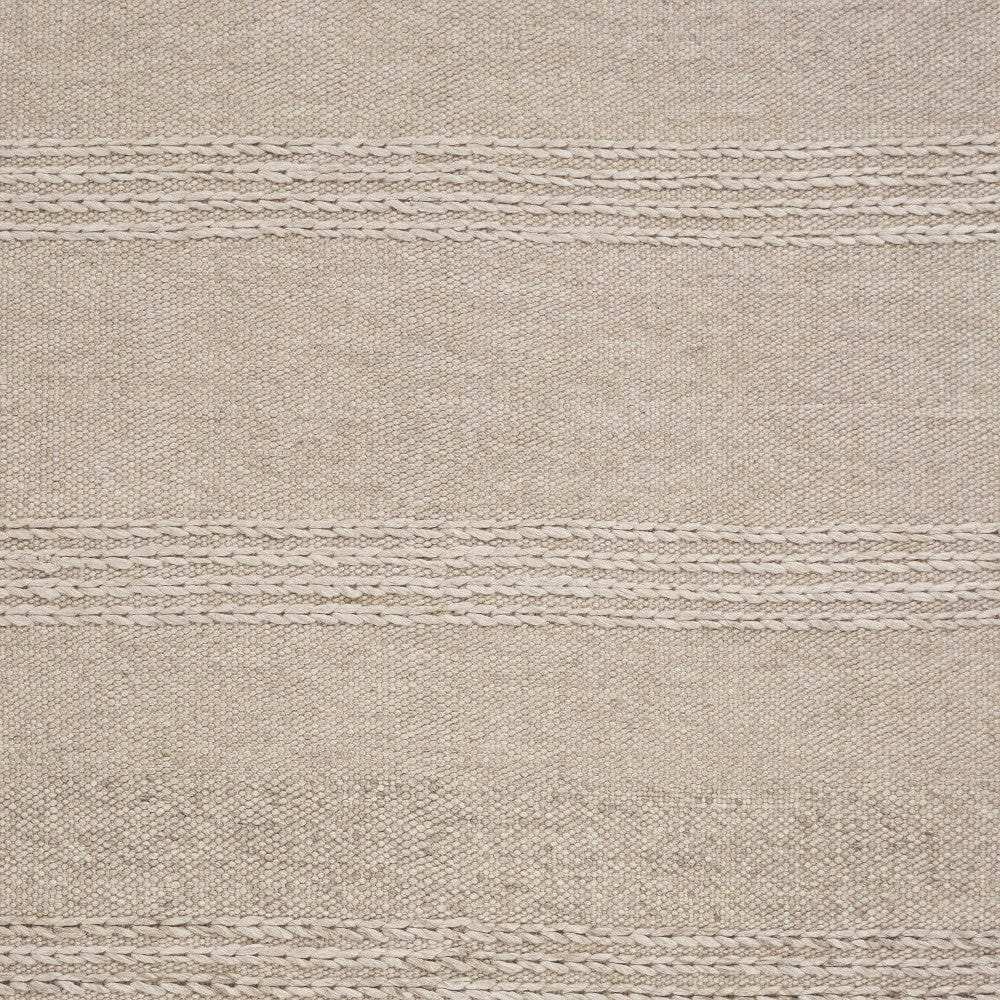 7' X 9' Wool Natural Area Rug - Homeroots - Flyclothing LLC