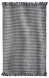 8' X 10' Grey Hand Woven Houndstooth Indoor Area Rug - Homeroots - Flyclothing LLC