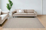 8' X 10' Oatmeal Beige Hand Woven Herringbone Indoor Area Rug - Homeroots - Flyclothing LLC