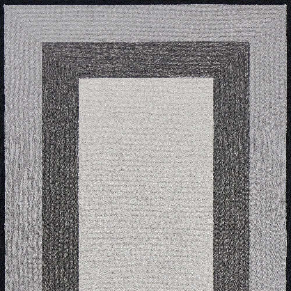 8' X 11' Uv Treated Polypropylene Charcoal Area Rug - Homeroots - Flyclothing LLC