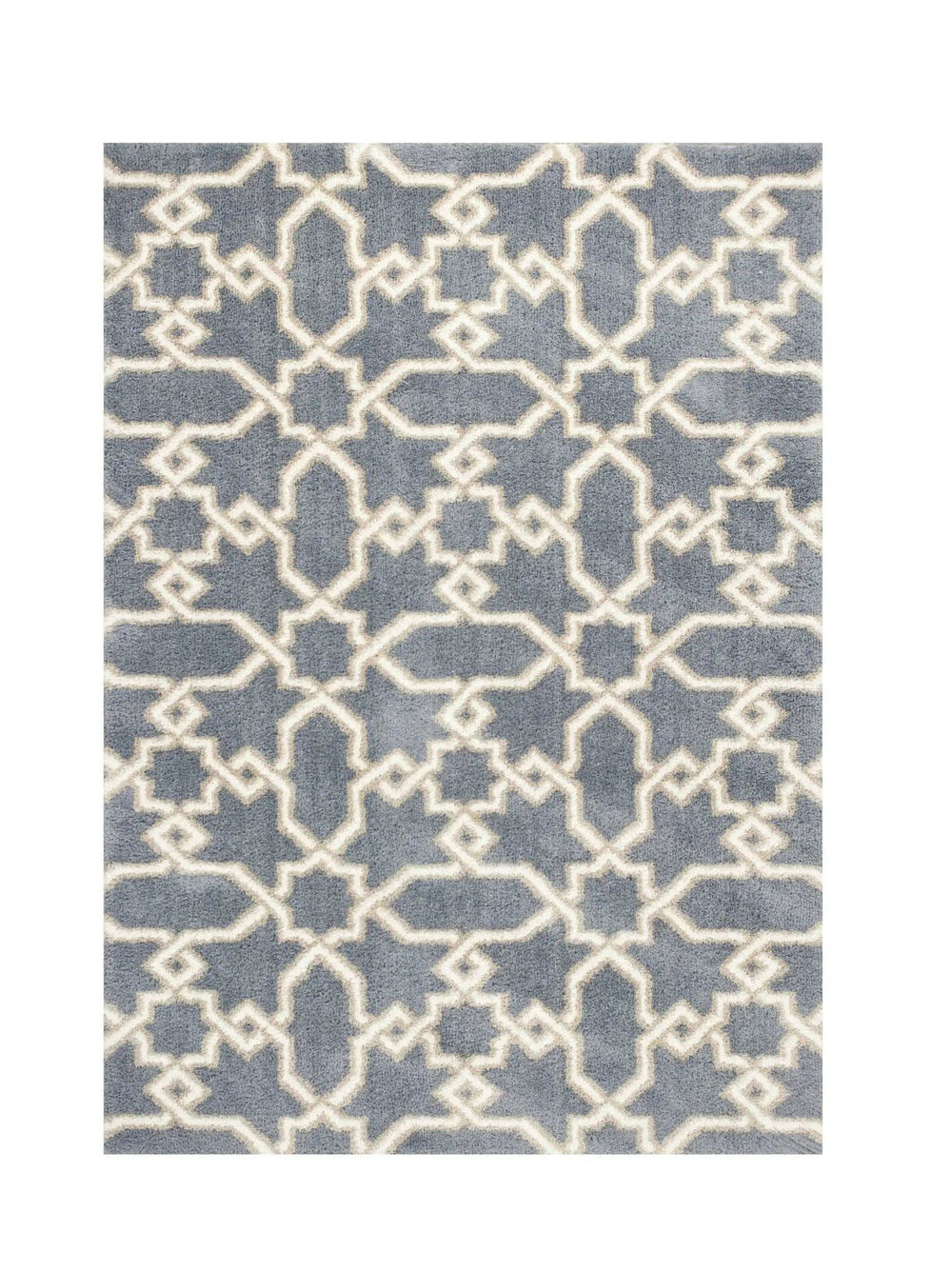 7' X 10' Microfiber Slate Blue Area Rug - Homeroots - Flyclothing LLC