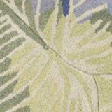 7' Round Wool Blue Or Green Area Rug - Homeroots - Flyclothing LLC