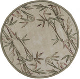 7' Round Wool Ivory Area Rug - Homeroots - Flyclothing LLC