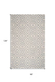 8' X 10' 6 Wool Grey Area Rug - Homeroots - Flyclothing LLC