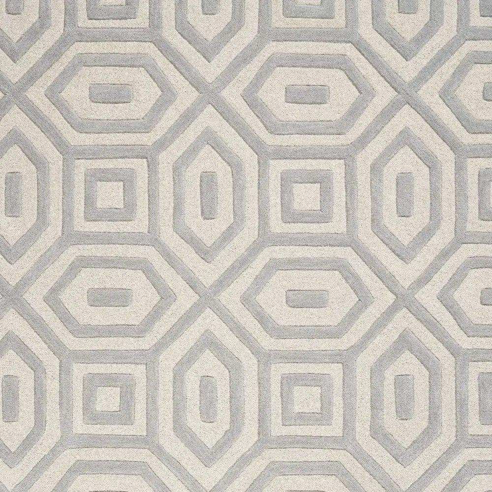 8' X 10' 6 Wool Grey Area Rug - Homeroots - Flyclothing LLC