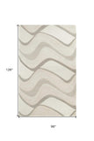 8' X 10' 6 Wool Ivory Area Rug - Homeroots - Flyclothing LLC