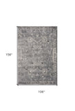 8' X 13' Gray Area Rug - Homeroots - Flyclothing LLC