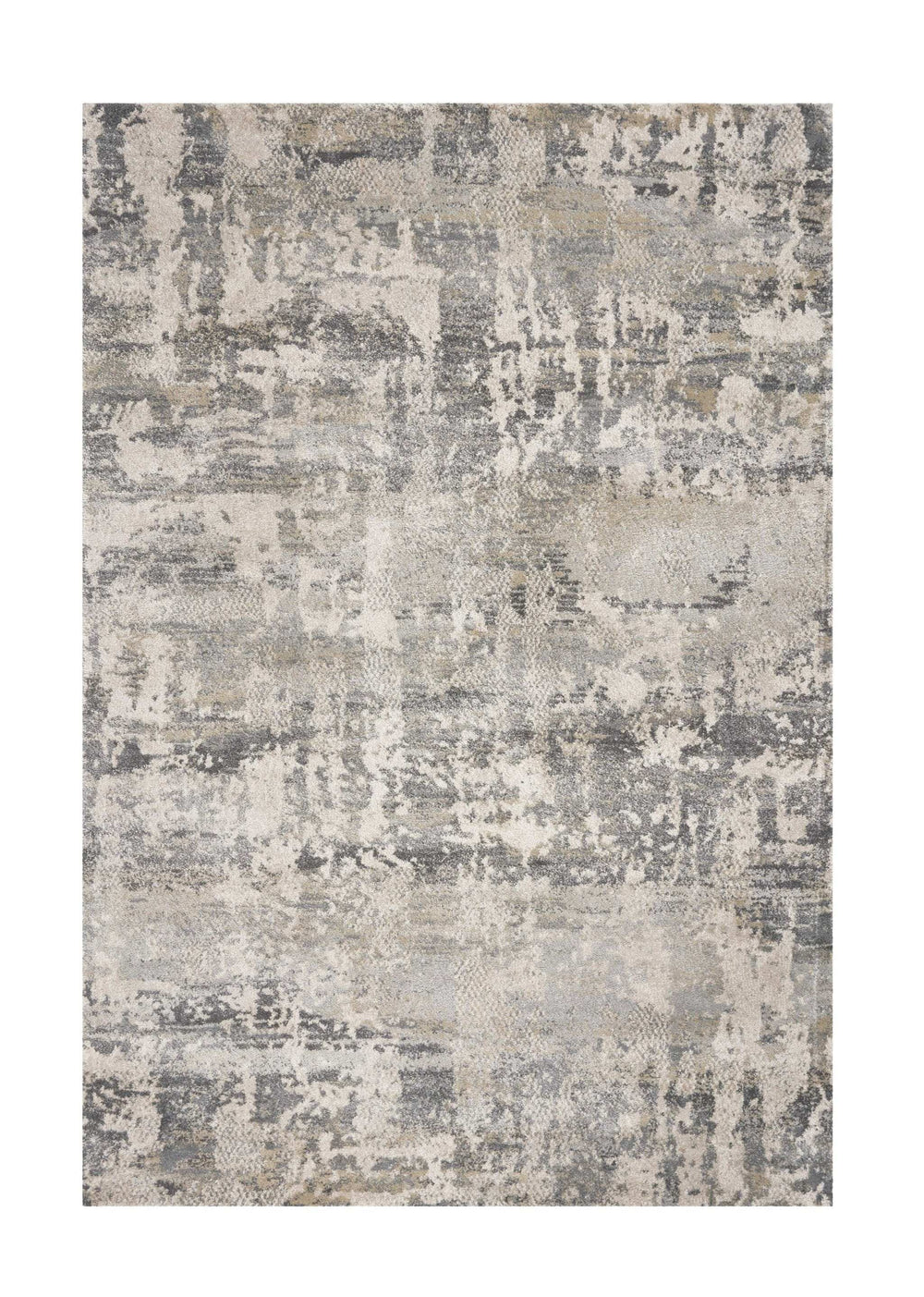 8' X 13' Shade Of Gray Abstract Area Rug - Homeroots - Flyclothing LLC