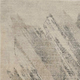 9' X 13' Ivory Grey Machine Woven Abstract Brushstroke Indoor Area Rug - Homeroots - Flyclothing LLC