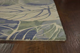 7' X 9' Wool Blue Or Green Area Rug - Homeroots - Flyclothing LLC