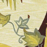 8' X 10' Coral Red Ivory Hand Tufted Tropical Leaves Indoor Area Rug - Homeroots - Flyclothing LLC