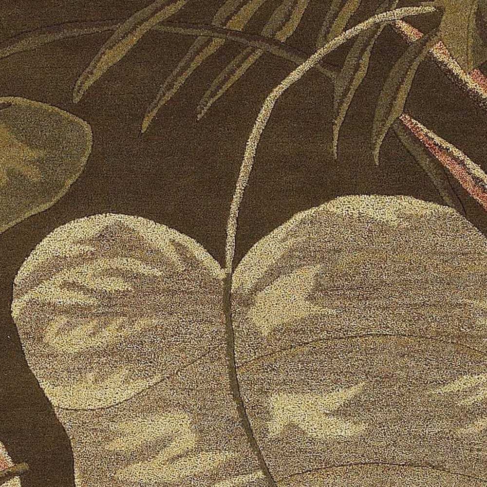 8' X 10' 6 Wool Mocha Area Rug - Homeroots - Flyclothing LLC