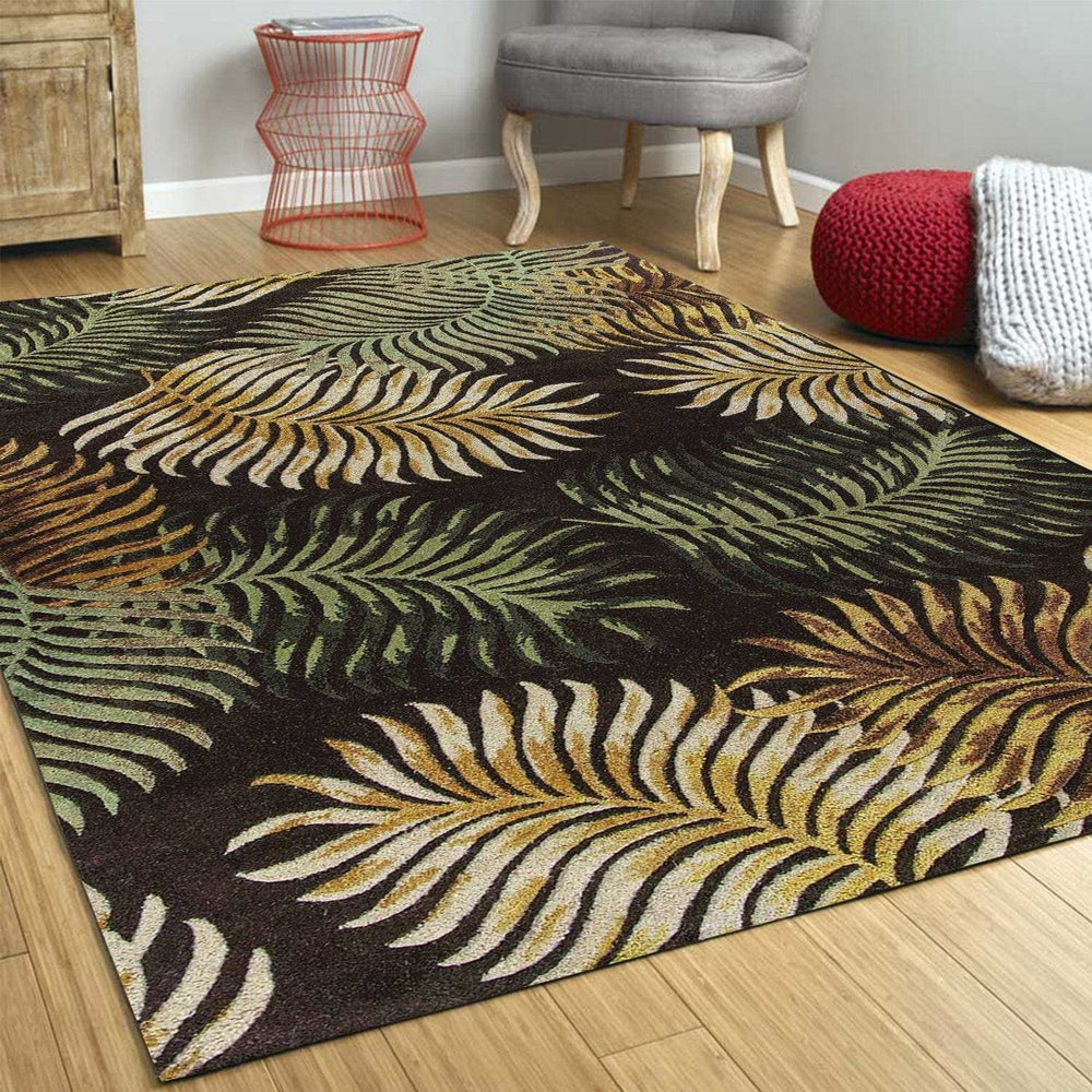 8' X 10' 6 Wool Espresso Area Rug - Homeroots - Flyclothing LLC