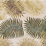8' X 11' Natural Beige Hand Tufted Tropical Leaves Indoor Area Rug - Homeroots - Flyclothing LLC