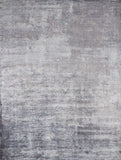 8' X 10' Slate Grey Hand Loomed Abstract Brushstroke Indoor Area Rug - Homeroots - Flyclothing LLC