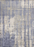 7' X 10' Viscose Grey Or Blue Area Rug - Homeroots - Flyclothing LLC