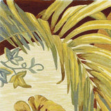 8' X 11' Wool Beige With Greenery Area Rug - Homeroots - Flyclothing LLC