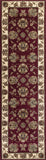 10' X 13' Red Ivory Machine Woven Floral Traditional Indoor Area Rug - Homeroots - Flyclothing LLC